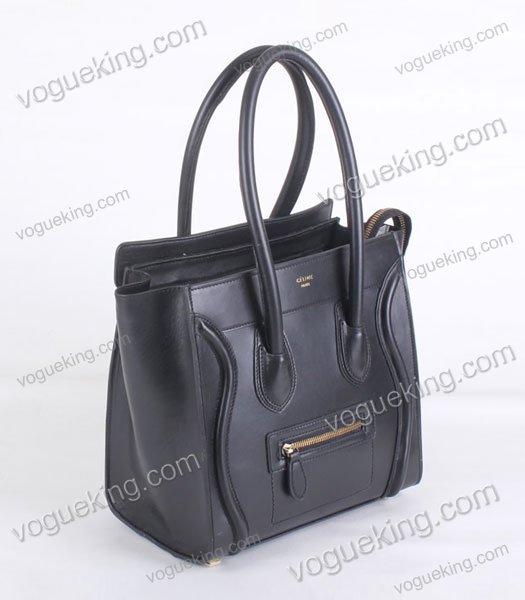 Celine Mini 26cm Small Tote Bag Black Imported Leather-1