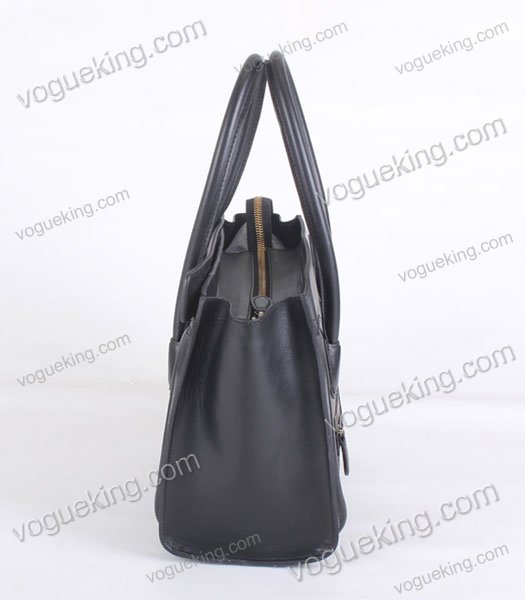 Celine Mini 26cm Small Tote Bag Black Imported Leather-2