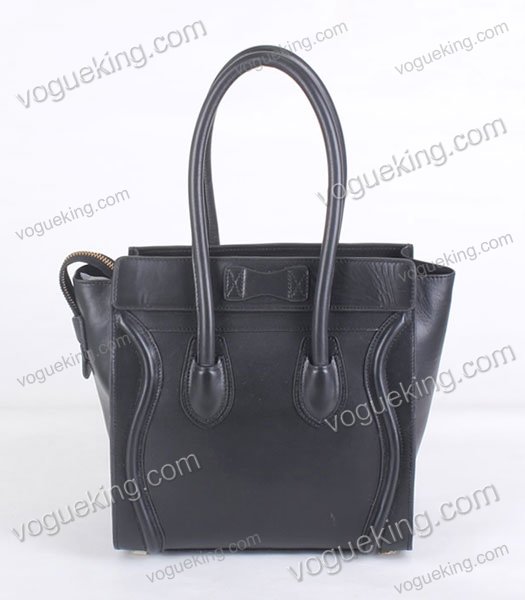 Celine Mini 26cm Small Tote Bag Black Imported Leather-3
