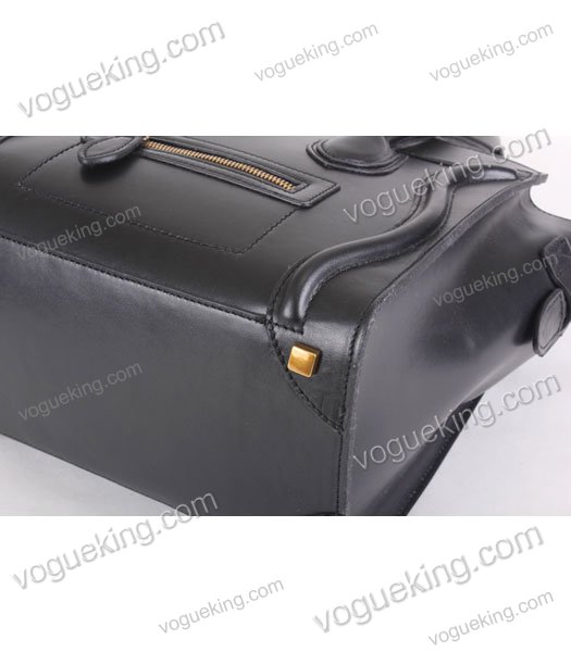 Celine Mini 26cm Small Tote Bag Black Imported Leather-5