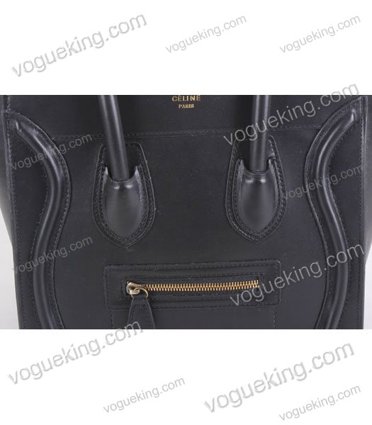 Celine Mini 26cm Small Tote Bag Black Imported Leather-6