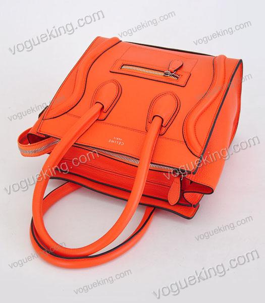 Celine Mini 26cm Small Tote Bag Light Orange Calfskin-6