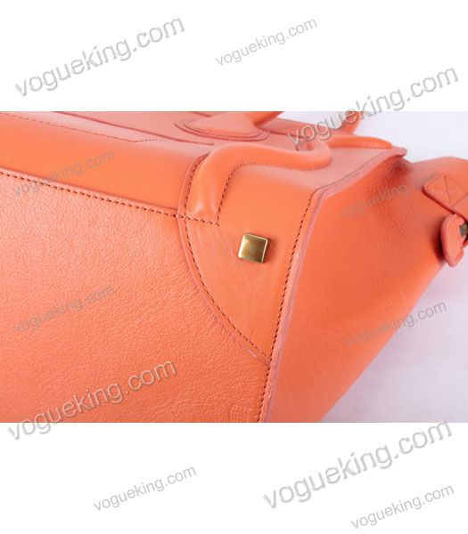 Celine Mini 26cm Small Tote Bag Orange Imported Leather-6