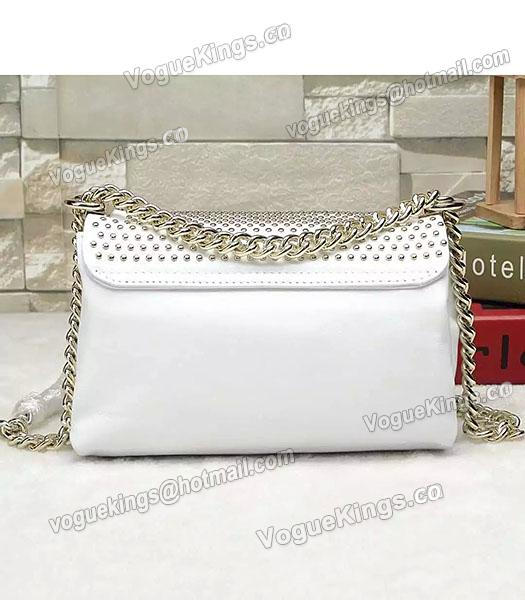 Celine Mini 26cm Small Tote Bag White Leather-2