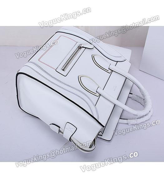 Celine Mini 30cm Classic Tote Bag White Leather-4