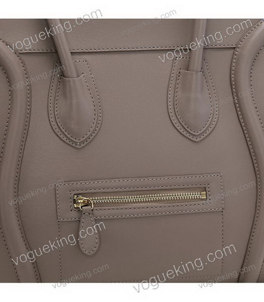 Celine Mini 30cm Khaki Imported Leather Medium Tote Bag-4