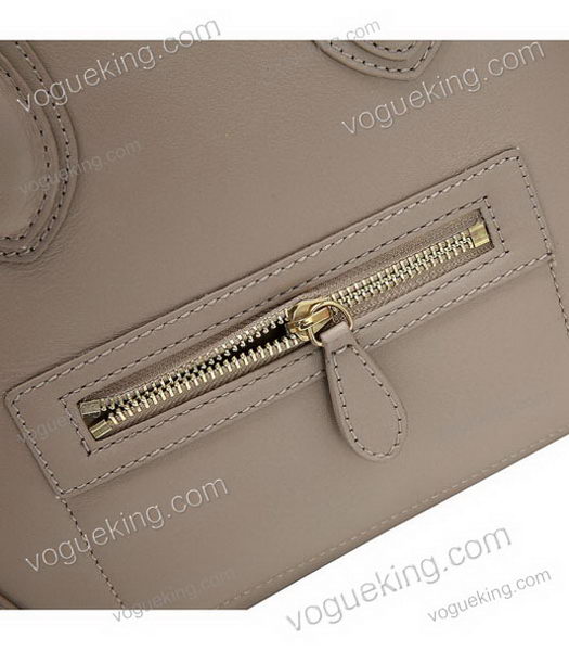 Celine Mini 30cm Khaki Imported Leather Medium Tote Bag-6
