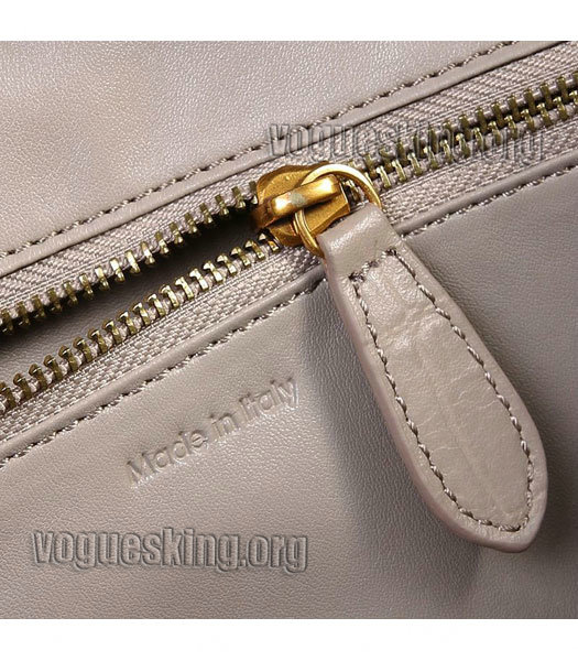 Celine Mini 30cm Light Khaki Croc Veins Leather Tote Bag-5