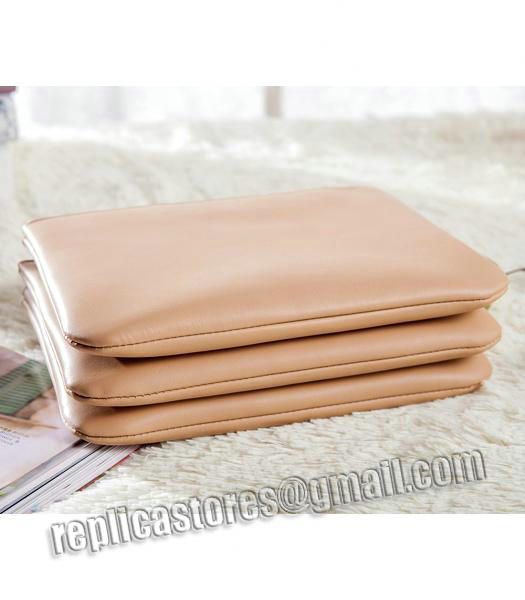 Celine Mini Trio Crossbody Messenger Bag Apricot Original Leather-3