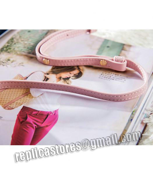 Celine Mini Trio Crossbody Messenger Bag Cherry Pink Original Leather-6