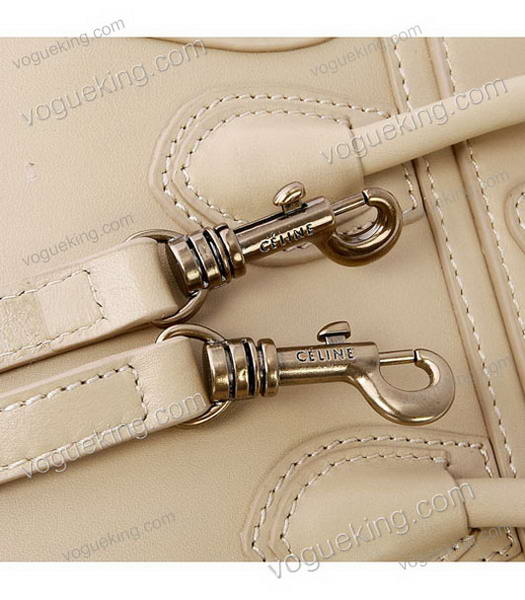 Celine Nano 20cm Small Tote Handbag Apricot Leather-6