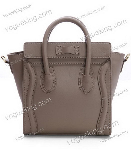 Celine Nano 20cm Small Tote Handbag Light Khaki Leather-2
