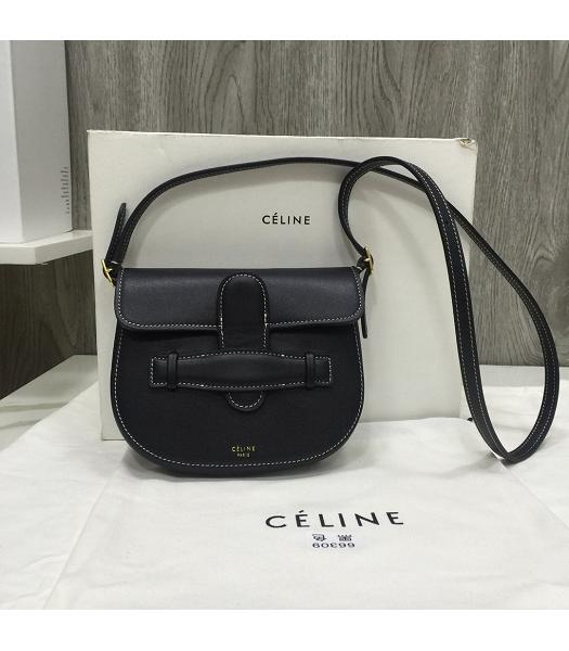 Celine Original Calfskin Leather Small Crossbody Bag Black