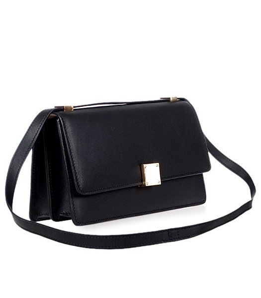 Celine Original Leather Shoulder Bag 26981 In Black