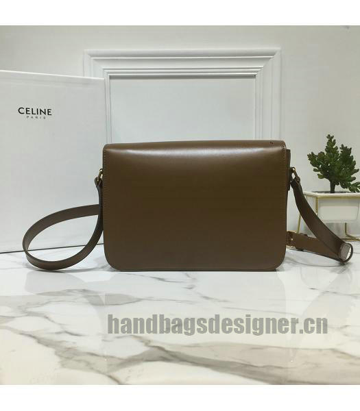 Celine Original Leather TRIOMPHE Crossbody Bag Khaki-2