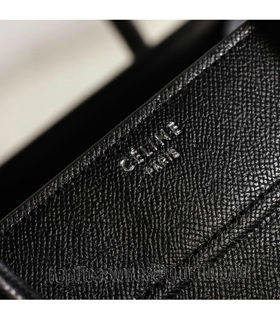 Celine Phantom Square Bag Black Original Palm Print Leather-5