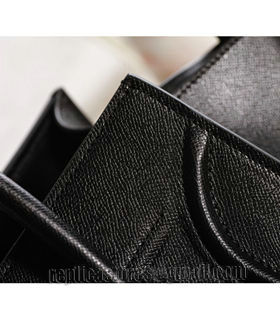 Celine Phantom Square Bag Black Original Palm Print Leather-8