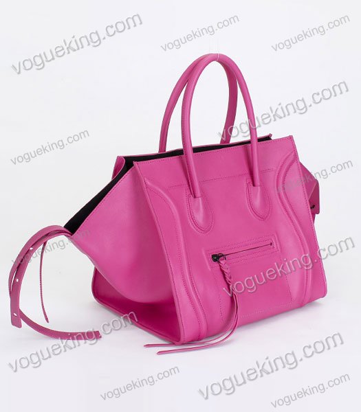 Celine Phantom Square Bag Fuchsia Imported Leather-1