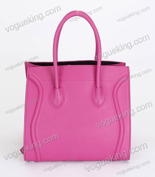 Celine Phantom Square Bag Fuchsia Imported Leather-6
