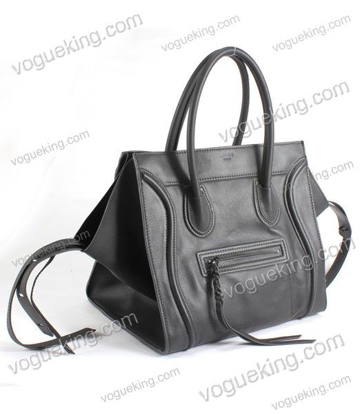 Celine Phantom Square Bag Light Grey Calfskin Leather-1