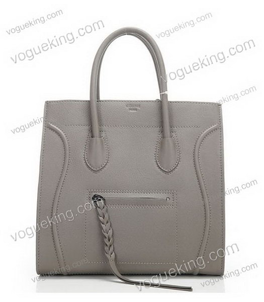Celine Phantom Square Bags Khaki Imported Leather-1