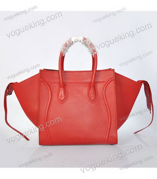 Celine Phantom Square Bags Red Imported Leather-2