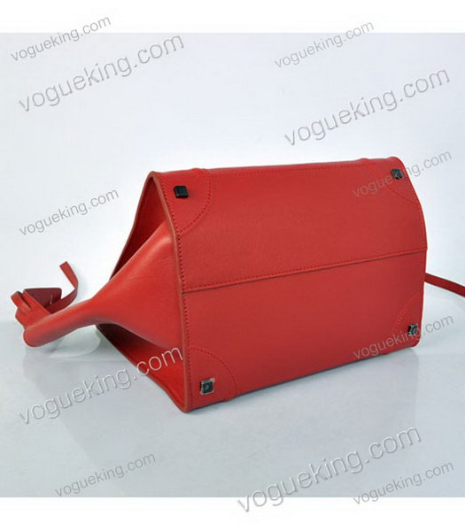 Celine Phantom Square Bags Red Imported Leather-3