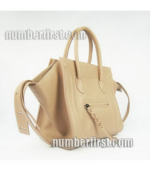 Celine Smile 26cm Apricot Original Leather Tote Handbag-1
