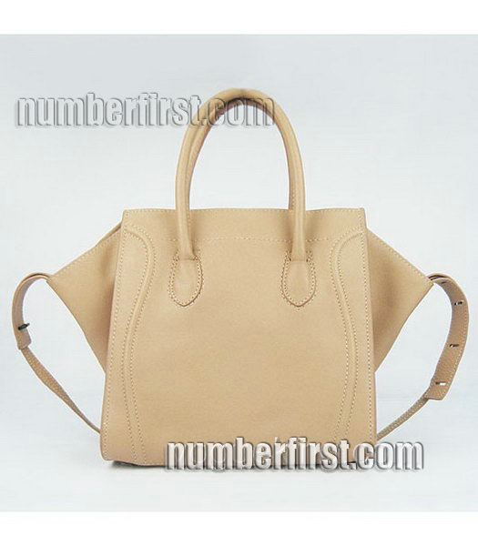 Celine Smile 26cm Apricot Original Leather Tote Handbag-2