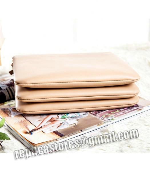 Celine Trio Crossbody Messenger Bag Apricot Original Leather-3