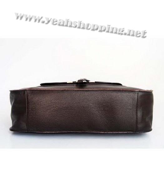 Chloe Dark Coffee Genuine Leather Handbag-4
