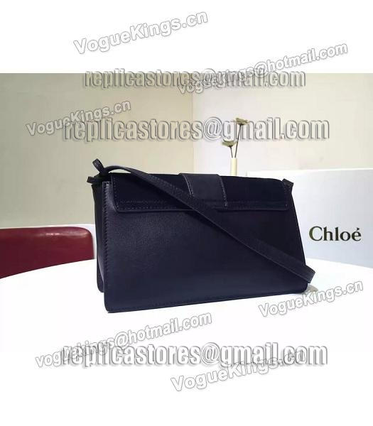 Chloe Lexa Black Leather Keys Casusal Shoulder Bag-4