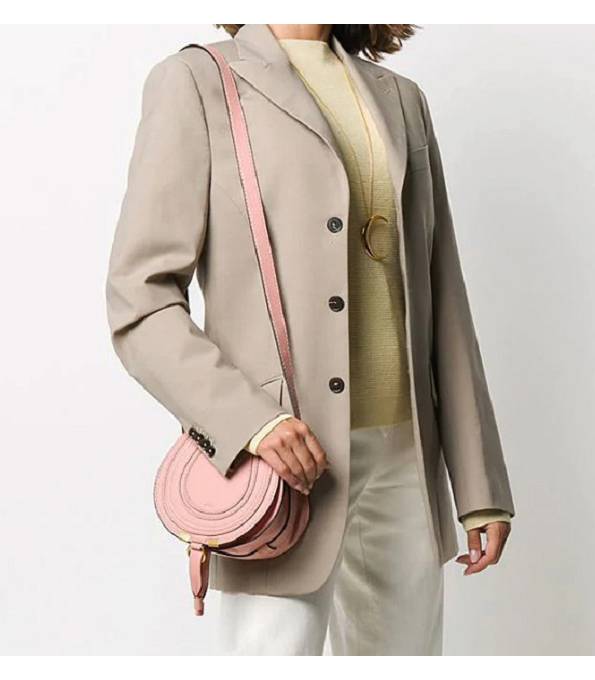 Chloe Marcie Pink Original Calfskin Leather Mini Shoulder Bag