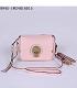 Chloe New Style Pink Leather Small Shoulder Bag