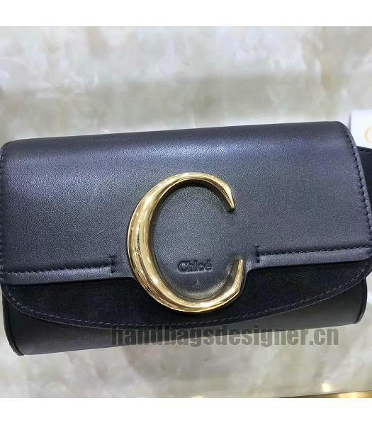 Chloe Original Calfskin Leather Belt Bag Black-1