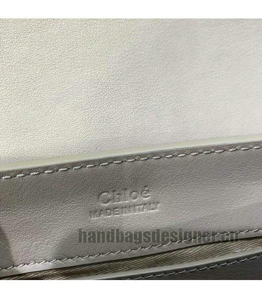 Chloe Original Calfskin Leather Belt Bag Grey-6