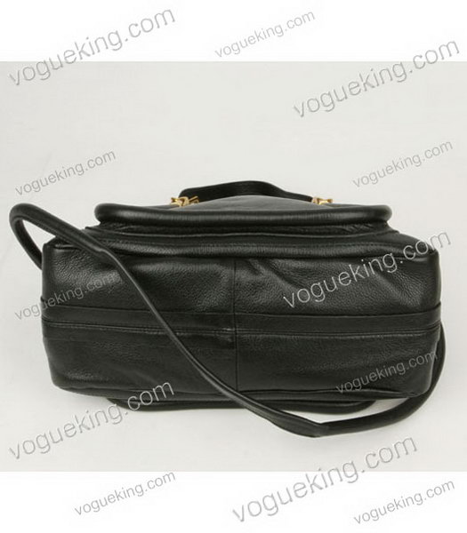 Chloe Paraty PM Handbag Black Calfskin Leather-3