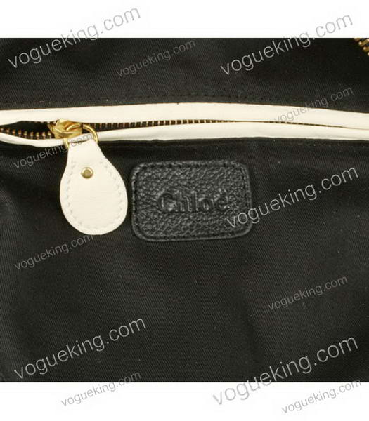 Chloe Paraty PM Handbag Black Calfskin Leather-6