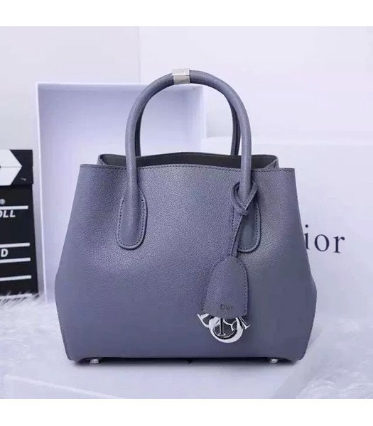 Christian Dior 28cm Exclusive New Tote Bag 60001 Grey Leather