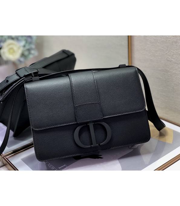 Christian Dior 30 Montaigne Original Calfskin Leather Flap Bag Black