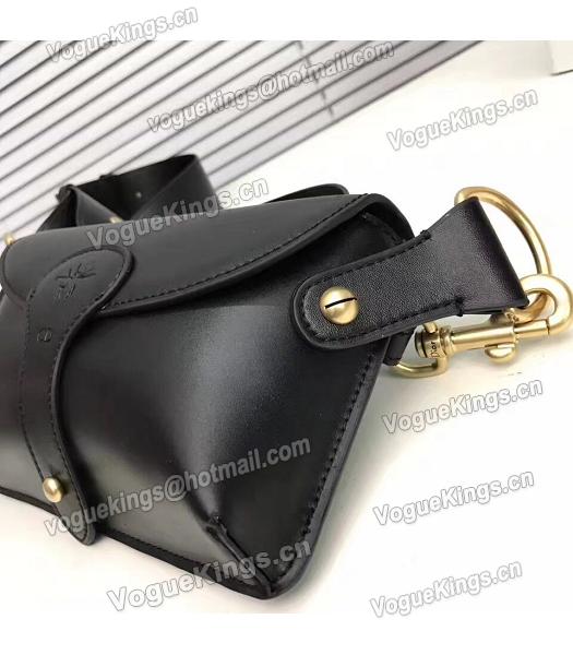 Christian Dior Black Original Leather Small Saddle Bag-2