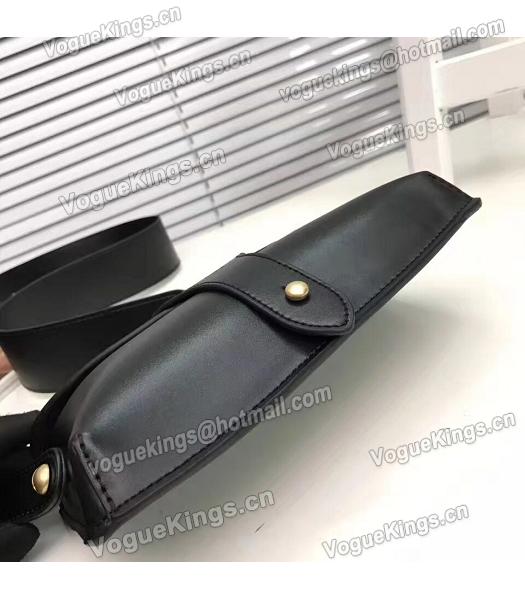 Christian Dior Black Original Leather Small Saddle Bag-4