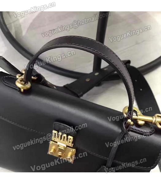 Christian Dior Black Original Leather Top Handal Bag-1