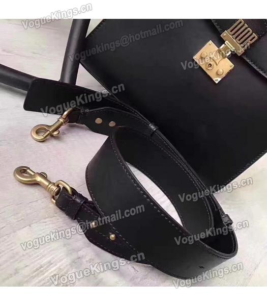 Christian Dior Black Original Leather Top Handal Bag-5