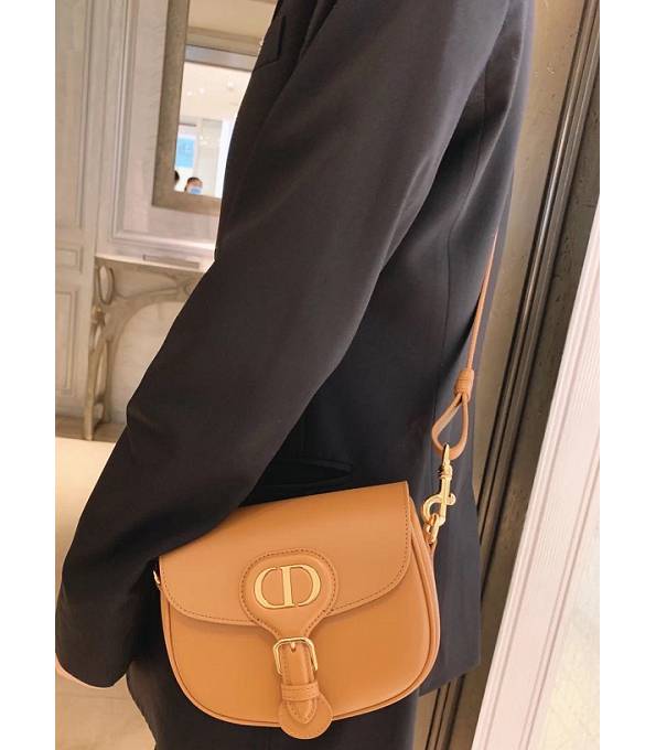 Christian Dior Bobby Brown Original Plain Veins Leather Large Crossbody Bag