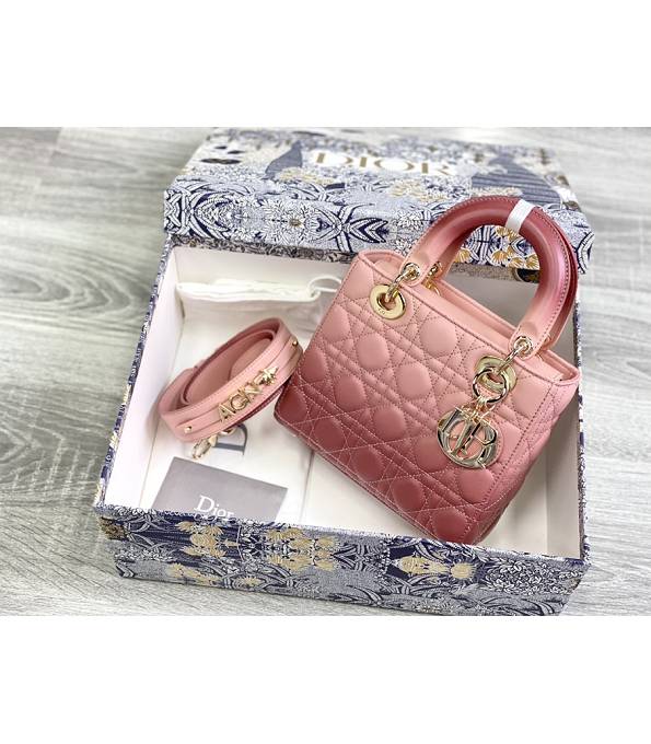 Christian Dior Gradient Pink Original Lambskin Leather 20cm Tote Bag