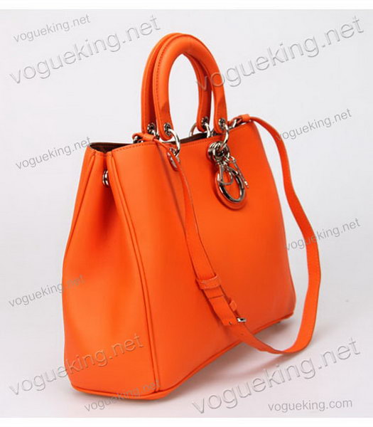 Christian Dior Orange Original Leather Medium Diorissimo Bag-3