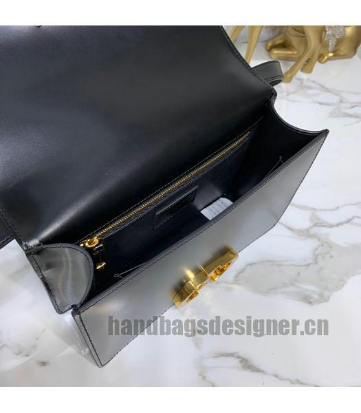 Christian Dior Original Calfskin 30 Montaigne Flap Bag Black-6
