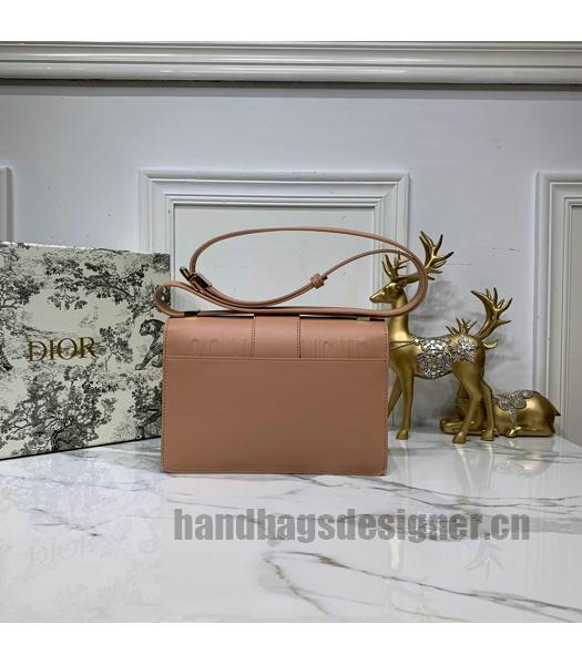 Christian Dior Original Calfskin 30 Montaigne Flap Bag Nude Pink-2
