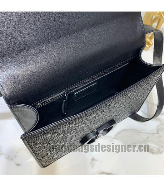 Christian Dior Original Embossing 30 Montaigne Flap Bag Black Logo-6